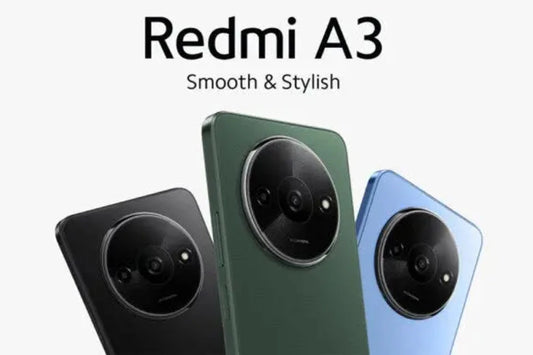 Smart Phones] XIAOMI Redmi A3 6.71" 64GB+3GB 4G Network 5000mAh Battery 8MP AI Camera 10W Fast Charging Fingerprint Sensor Android 14 Smart Phones
